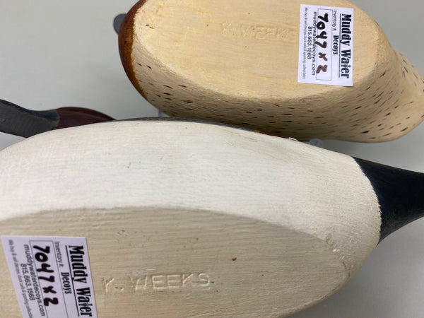 Kenny Weeks Half Size Pair of Pintails, All Original (#7047)