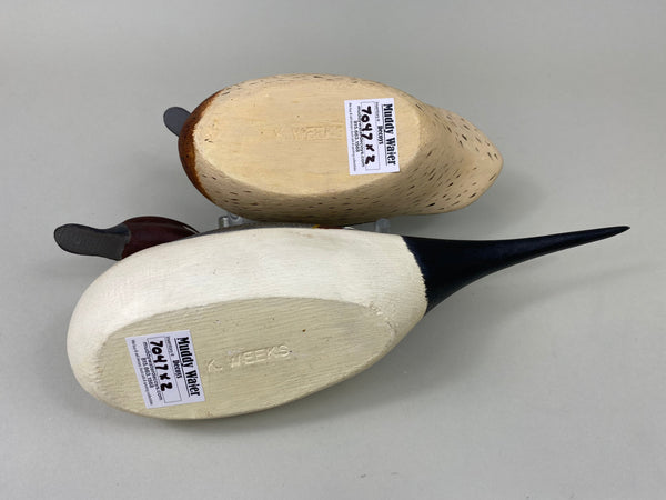 Kenny Weeks Half Size Pair of Pintails, All Original (#7047)
