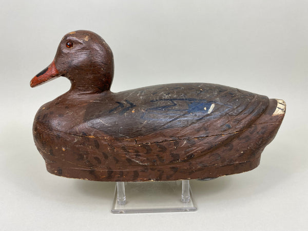 Mississippi River Mallard Hen, Original Paint, Circa 1930's (#7050)