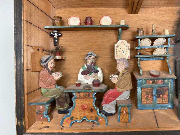 Rare Early Wendall Sherman Kitchen Diorama Wall Plaque (#7080)