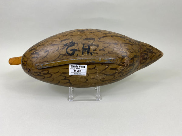 Illinois River Mallard Hen, Circa 1930's (#7127)