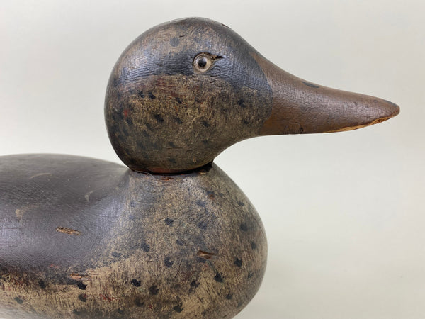 Mason Mallard Hen, Original Paint, Circa 1920's (#7133)