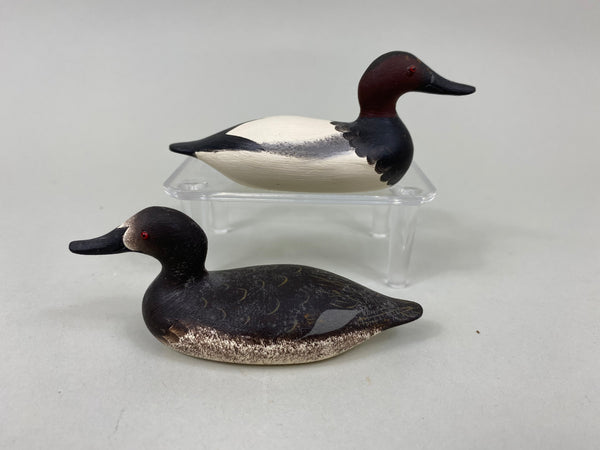 Ray Schalk Mini Mason Style Canvasbacks Pair (#7227)