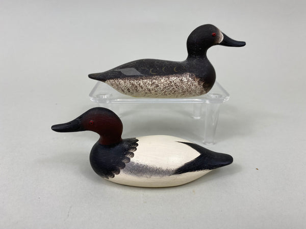 Ray Schalk Mini Mason Style Canvasbacks Pair (#7227)