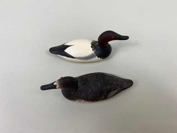Ray Schalk Mini Mason Style Canvasbacks Pair (#7227)