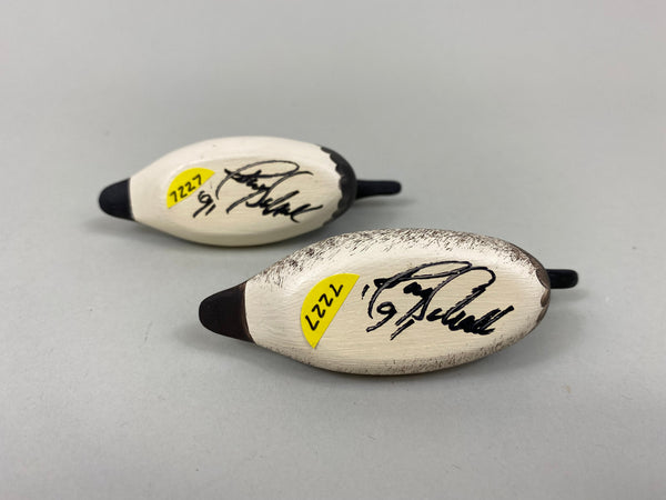 Ray Schalk Mini Mason Style Canvasbacks Pair (#7227)