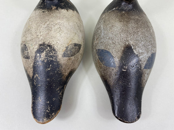 Evans Standard Grade Rigmate Pair of Canvasbacks, Factory Stamp (#7261)