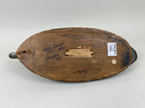 Harve Davern Black Duck, Original Paint, Circa 1930's (#7305)