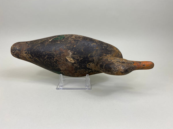 Mason Mallard Hen, Circa 1915's, Worn Original Paint (#7419)