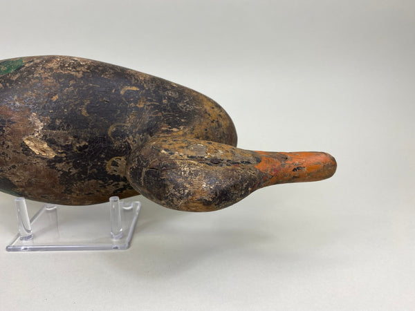 Mason Mallard Hen, Circa 1915's, Worn Original Paint (#7419)