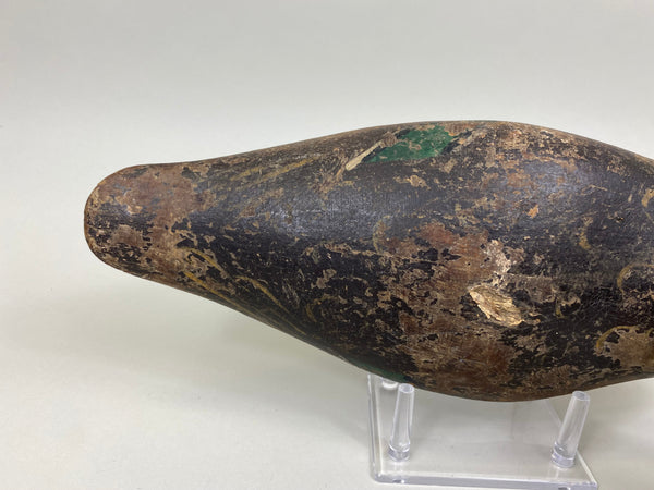 Mason Mallard Hen, Circa 1915's, Worn Original Paint (#7419)