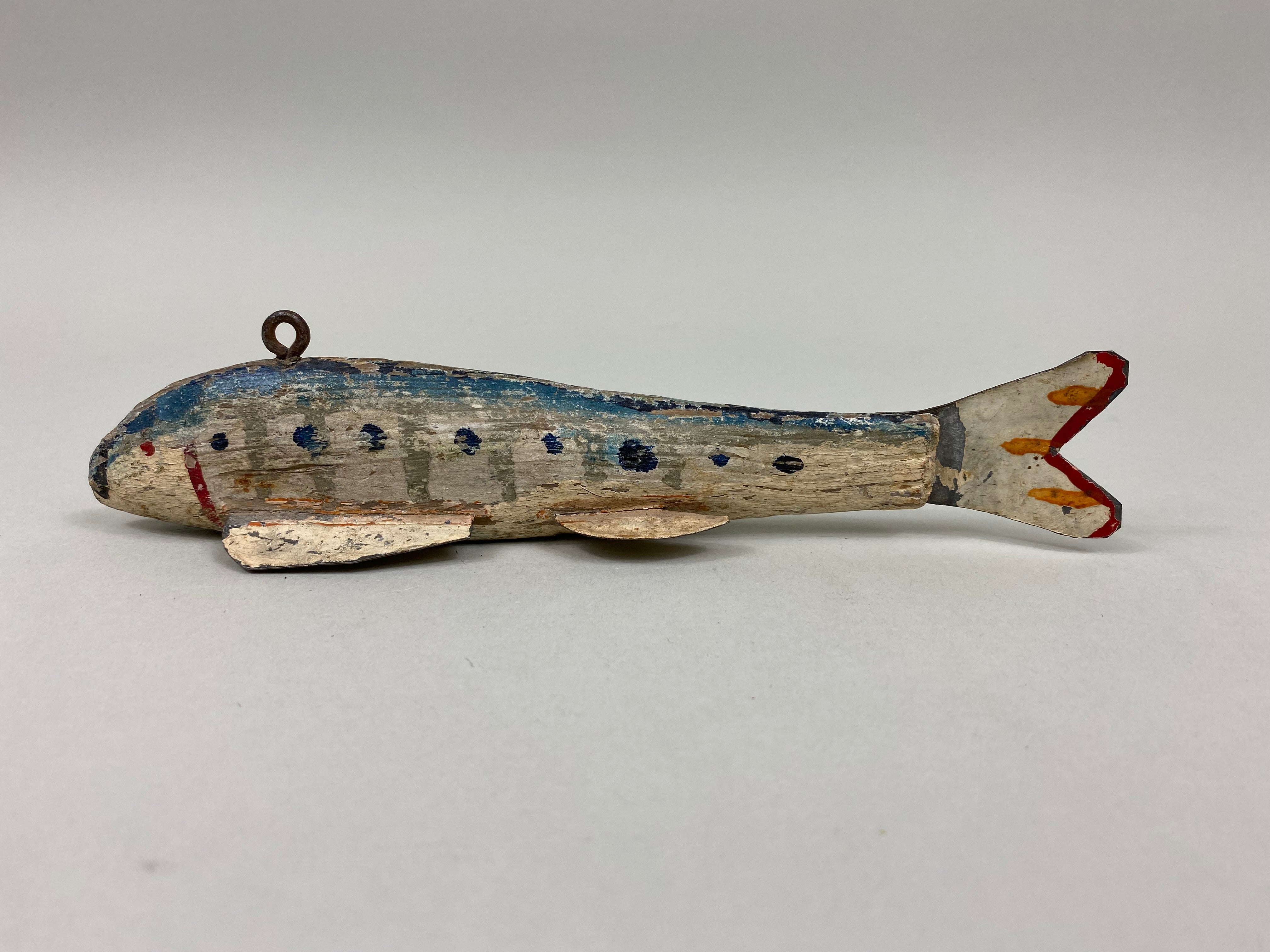 Vintage Spear Fishing Decoy Richard Thayer Carver 