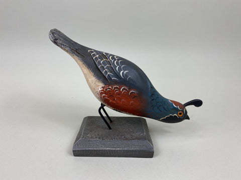 Casey Edwards Carved Quail (#7510)
