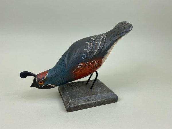 Casey Edwards Carved Quail (#7510)