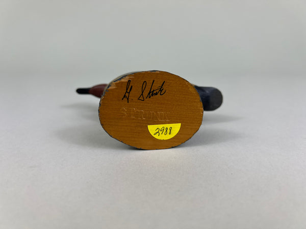 George Strunk Miniature Standing Green Wing Teal (#2988)