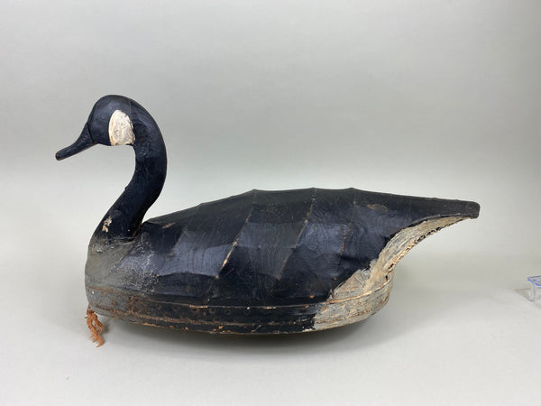 Ned Burgess Canada Goose, Circa 1940's, Canvas Over Wire (#7537)