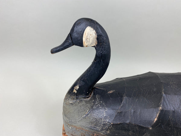 Ned Burgess Canada Goose, Circa 1940's, Canvas Over Wire (#7537)