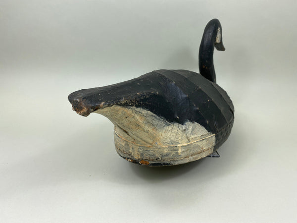 Ned Burgess Canada Goose, Circa 1940's, Canvas Over Wire (#7537)