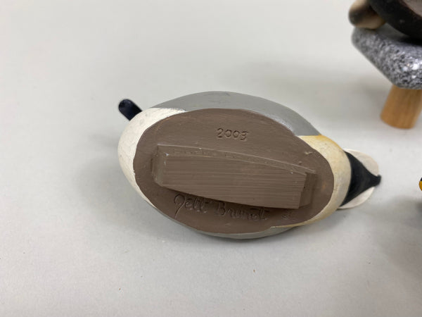 4 Jett Brunet Ducks Unlimited Miniature Ducks (#7553)