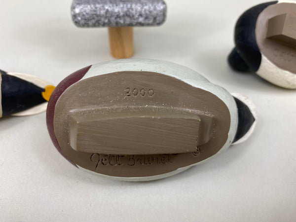 4 Jett Brunet Ducks Unlimited Miniature Ducks (#7553)