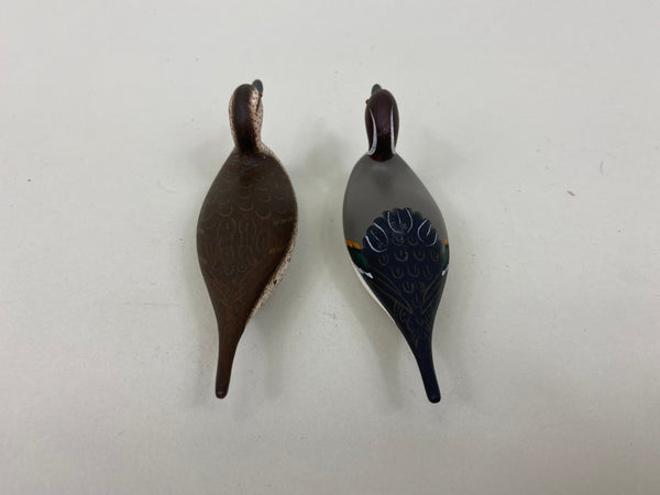 Pair of Ray Schalk Miniature Pintails, Mason Tribute (#7580)
