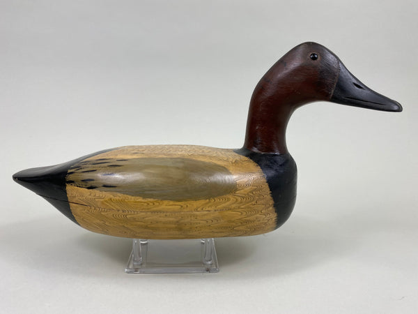 Graves Style Canvasback Drake by Jim Slack, Early Example (#7599)
