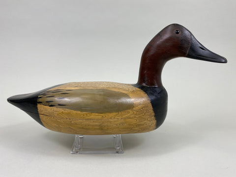 Graves Style Canvasback Drake by Jim Slack, Early Example (#7599)