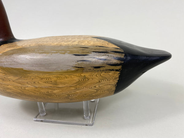 Graves Style Canvasback Drake by Jim Slack, Early Example (#7599)