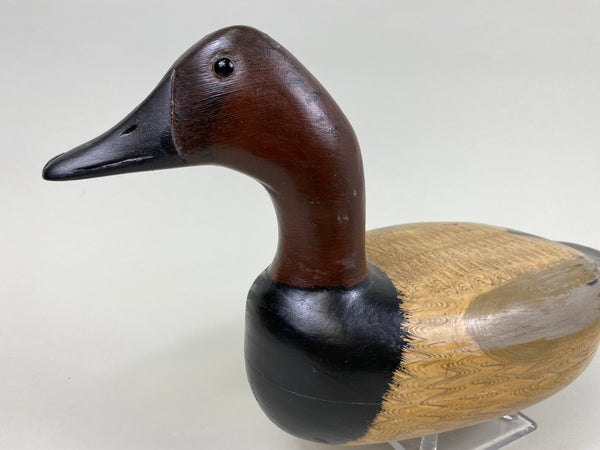 Graves Style Canvasback Drake by Jim Slack, Early Example (#7599)