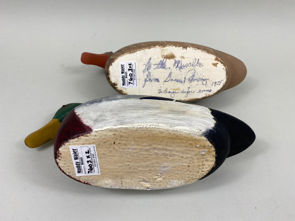 Stanley "Goose" Podowicz Pair of Half Size Malards (#7603)
