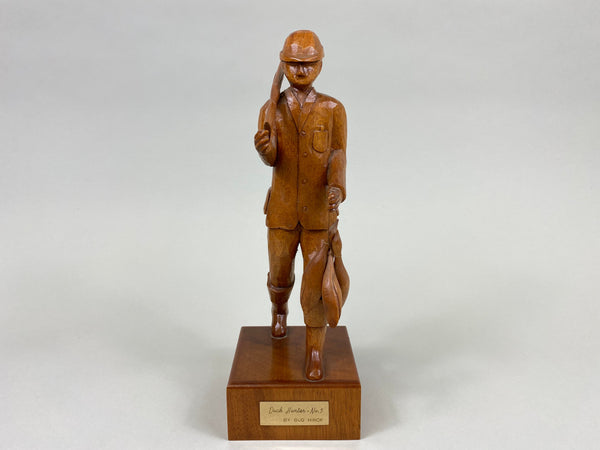 Bud Hinck Carved Standing Duck Hunter - No.5 (#7609)