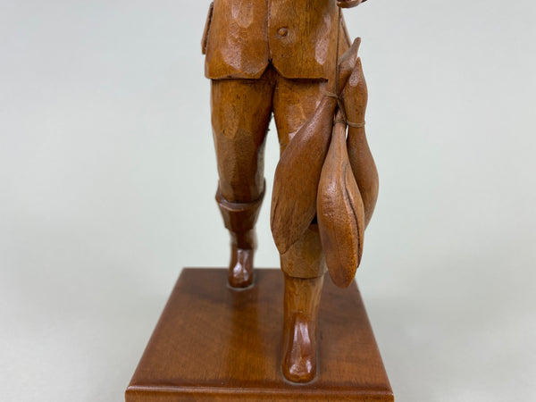 Bud Hinck Carved Standing Duck Hunter - No.5 (#7609)
