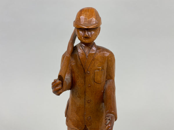 Bud Hinck Carved Standing Duck Hunter - No.5 (#7609)