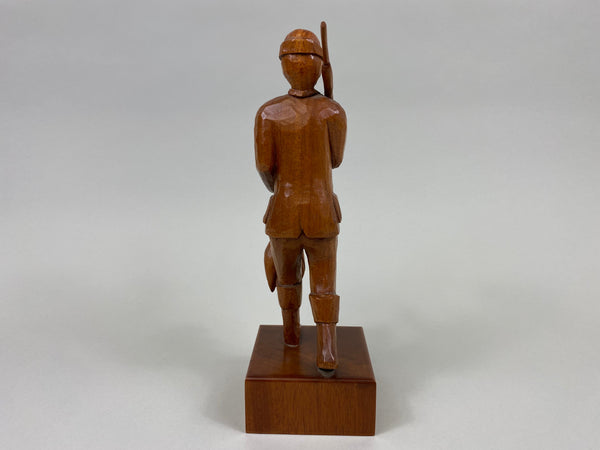 Bud Hinck Carved Standing Duck Hunter - No.5 (#7609)