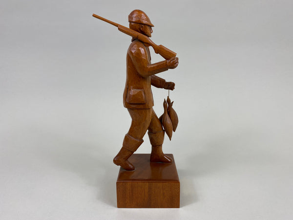 Bud Hinck Carved Standing Duck Hunter - No.5 (#7609)
