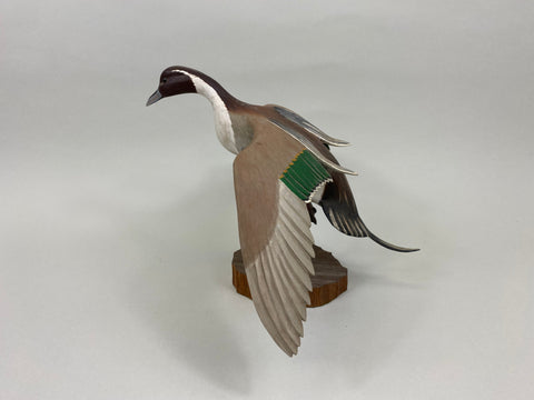 Flying Carved Pintail Drake (#7615)