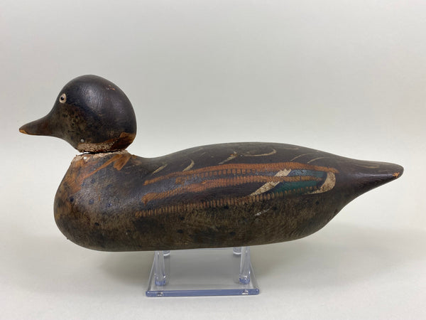 Mason Mallard Hen, All Original, Unique Weight (#7670)