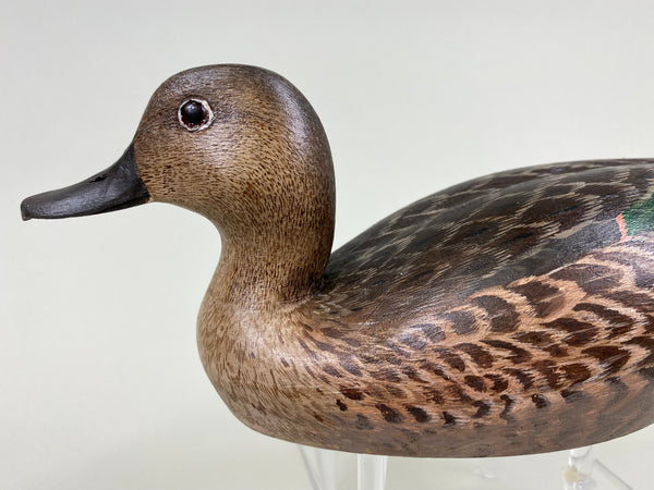 Torry Ward Pair Green Wing Teal, Stamped, Original (#7723)