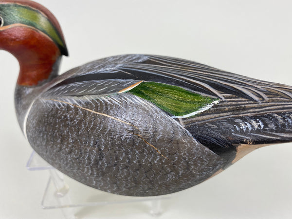 Torry Ward Pair Green Wing Teal, Stamped, Original (#7723)