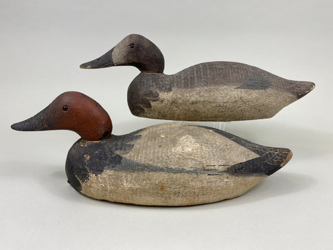 Sperry Factory Pair of Mason Style Canvasbacks (#7729)