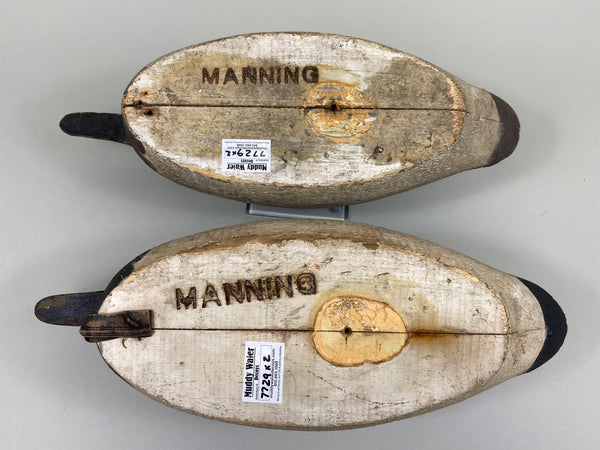 Sperry Factory Pair of Mason Style Canvasbacks (#7729)