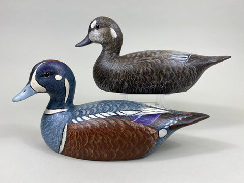 Torry Ward Pair of Harlequin Decoys (#7738)