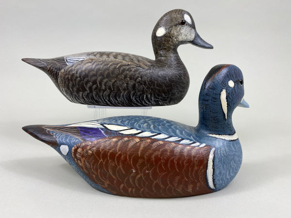 Torry Ward Pair of Harlequin Decoys (#7738)
