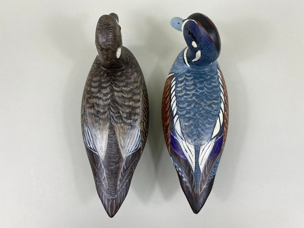 Torry Ward Pair of Harlequin Decoys (#7738)