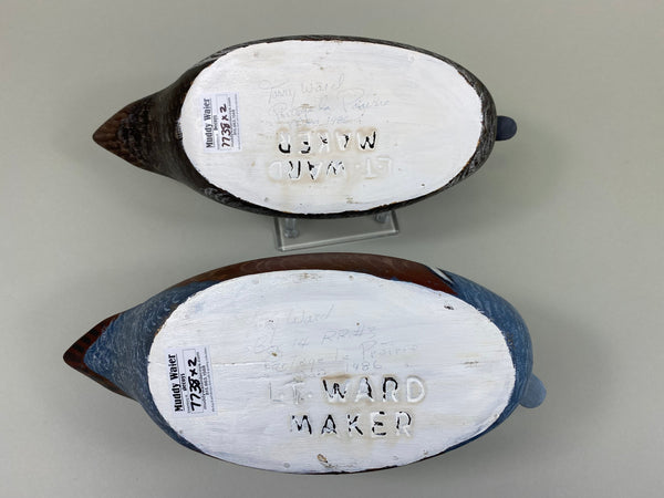 Torry Ward Pair of Harlequin Decoys (#7738)