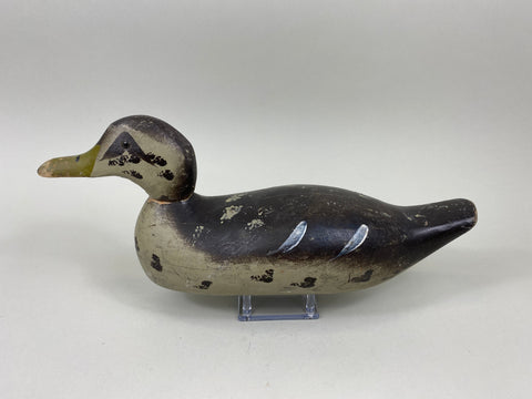 Pratt Factory Mallard Hen, Original Paint, Circa 1930's (#7746)