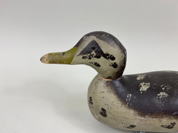 Pratt Factory Mallard Hen, Original Paint, Circa 1930's (#7746)