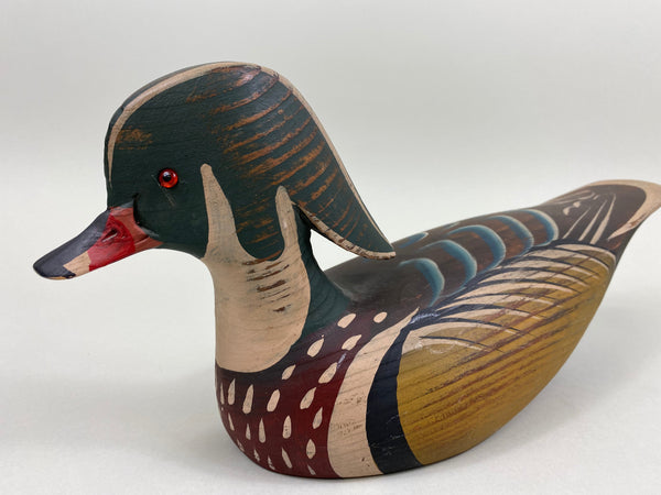 Gerald Cranwill Wood Duck, Branded, Signed, Tagged (#7790)