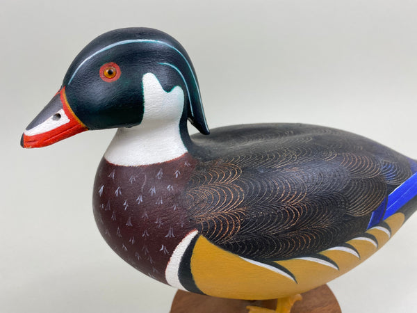 Ken Weeks Standing 2/3 Size Wood Duck Drake (#7794)