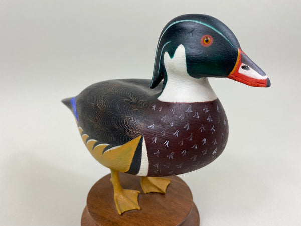 Ken Weeks Standing 2/3 Size Wood Duck Drake (#7794)